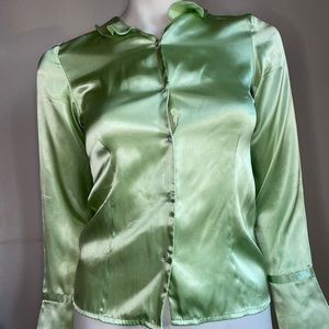 ♡ Green Vintage Button Up ♡